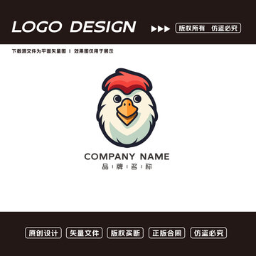 卡通小鸟logo