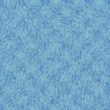淺藍色毛發(fā)印花