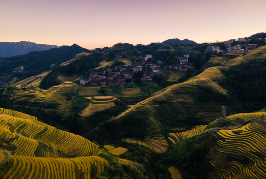 梯田胜景