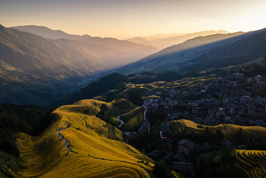 梯田胜景