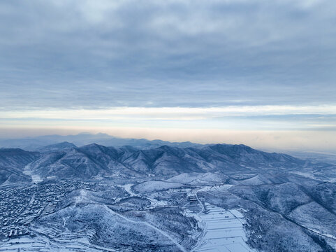 太行山雪景