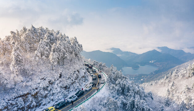 金华北山雪景