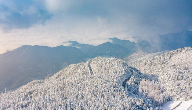 金华北山雪景