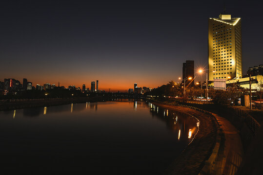 厦门筼筜湖夜景