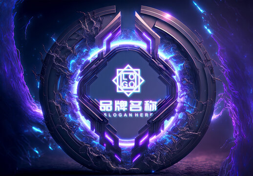 科技公司LOGO样机