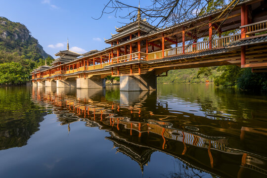 柳州龙潭公园风雨桥