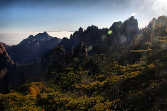 黄山美景黄山远眺