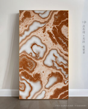 奢華大理石紋玄關(guān)背景墻