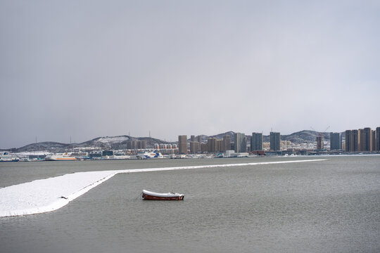 威海雪景