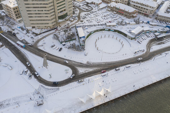 烟台雪景