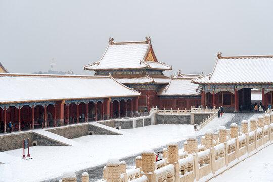 故宫雪景