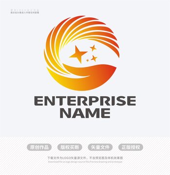 G字母爱心慈善公益LOGO标志