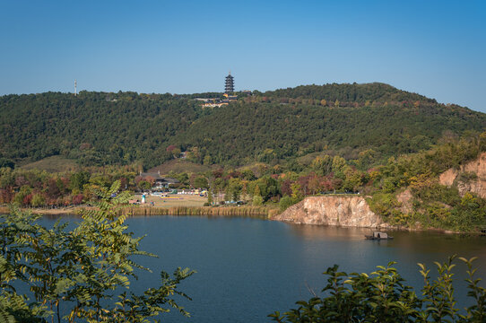 江苏张家港香山湖公园风景