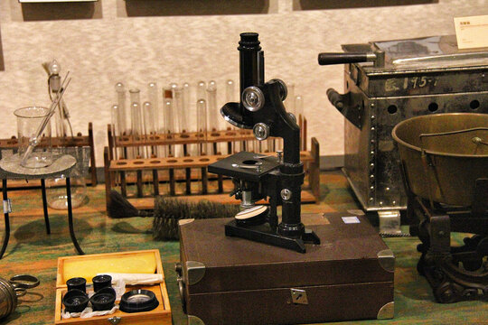老实验室器材显微镜