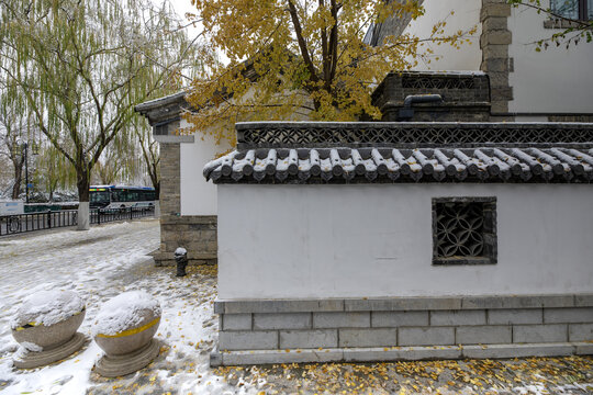 济南的冬天雪景