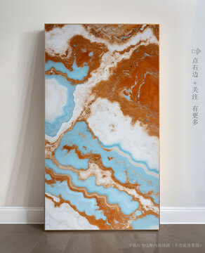 唯美條紋藝術(shù)畫大理石