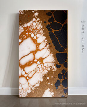 唯美條紋藝術(shù)畫(huà)大理石