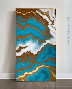 奢華大理石紋玄關(guān)背景墻