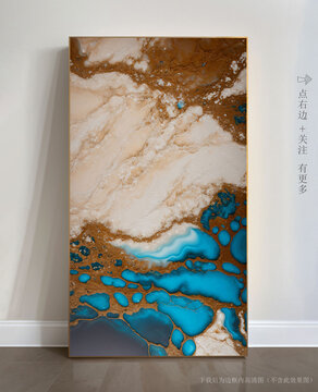 唯美條紋藝術(shù)畫大理石