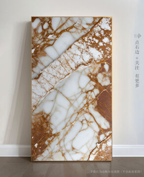 奢華大理石紋玄關(guān)背景墻