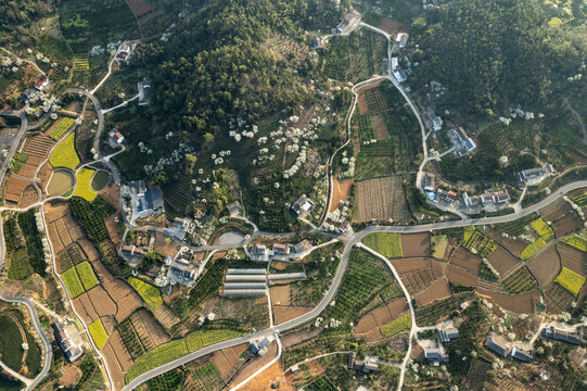 宜都市架锅山村风光