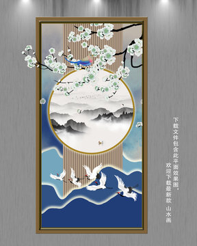 梅花立體玄關(guān)