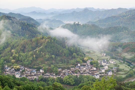 歙县石潭村风光