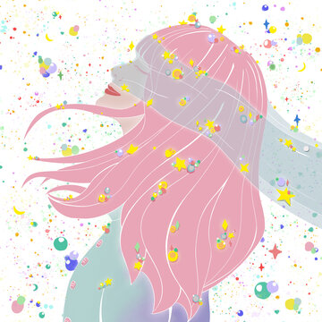 手繪少女