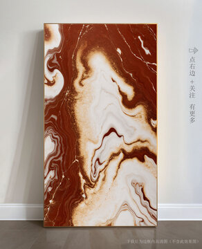 唯美條紋藝術(shù)畫大理石