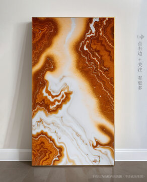 唯美條紋藝術(shù)畫大理石