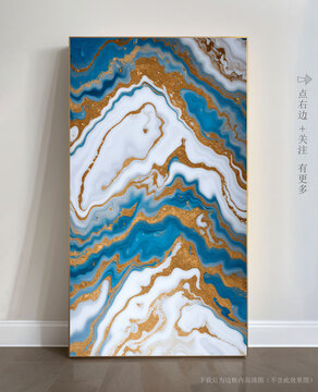 客廳大理石紋玄關(guān)背景墻