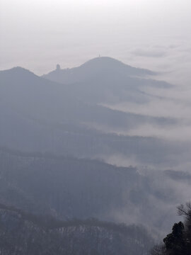 云台山云海雪景