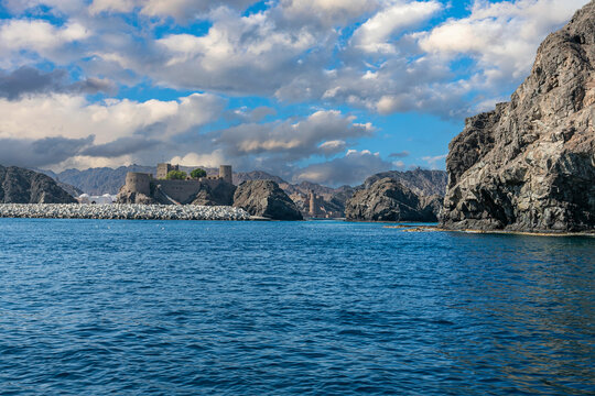 马斯喀特阿曼湾景观