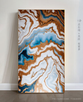 過(guò)道裝飾畫(huà)大理石玄關(guān)背景墻