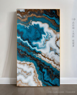 奢華大理石紋玄關(guān)背景墻