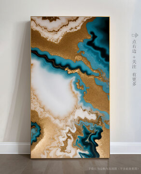 客廳大理石紋玄關(guān)背景墻