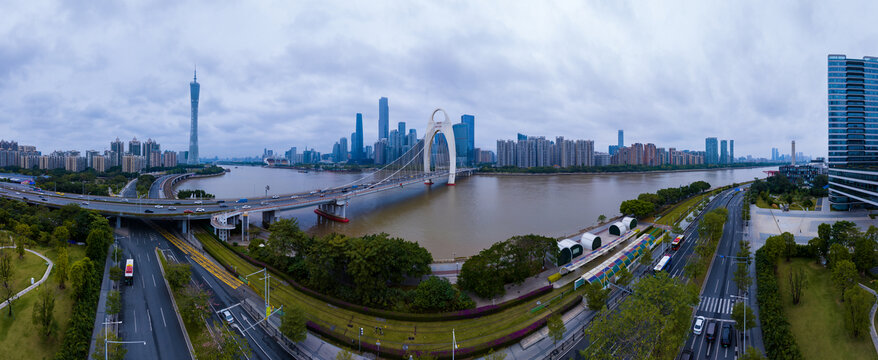 广州天际线全景