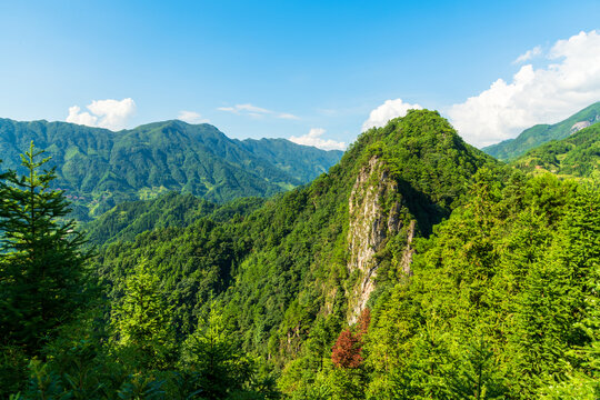 蓝天青山