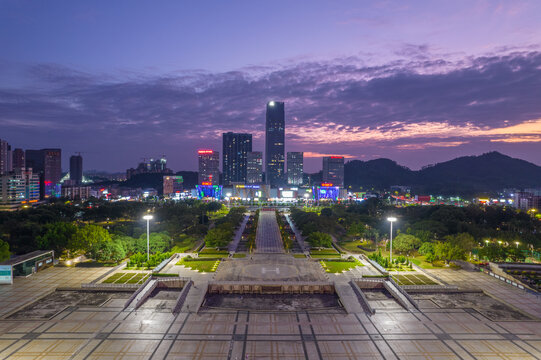广州增城区夜景