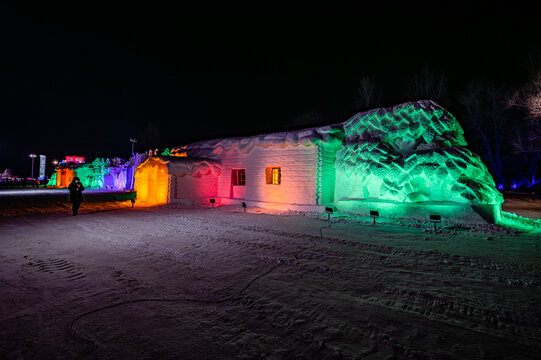 长春冰雪新天地雪雕景观