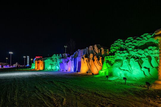 长春冰雪新天地雪雕景观