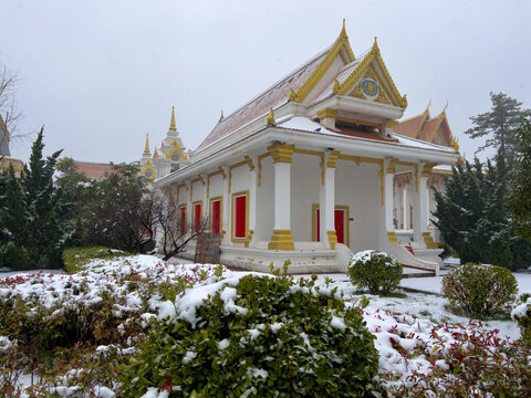 洛阳白马寺雪景