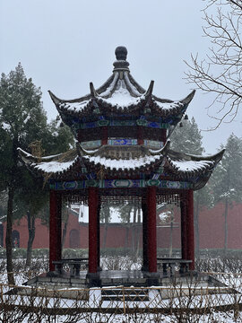 洛阳白马寺雪景