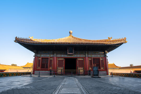 北京故宫的古代皇家宫殿