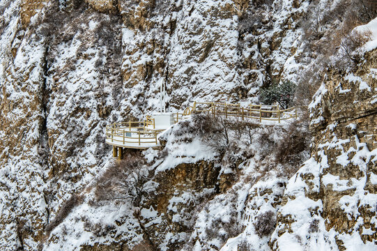 白石山雪景