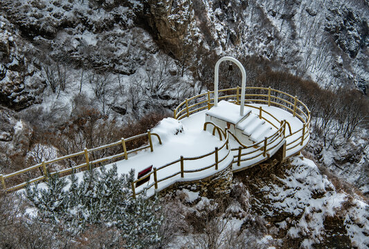 白石山雪景