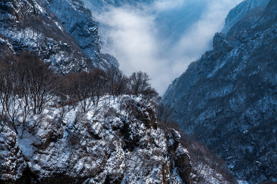 山景雪景