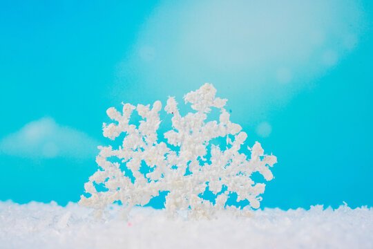 雪花雪景