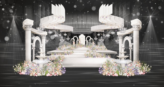 歐式花園風(fēng)婚禮效果圖