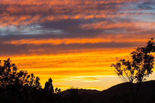 绚烂的夕阳